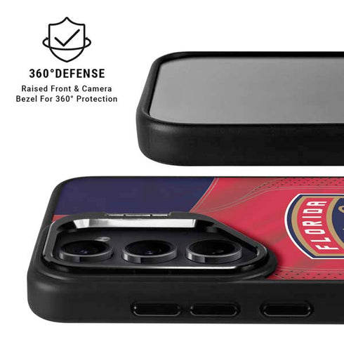 NHL Florida Panthers Jersey Galaxy S24 FE Kickstand Case